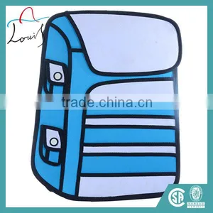 Newest Cute 3D School Bag Comic Cartoon Sling Cartoon 3D 3D Gifts Bags thumbnail-1