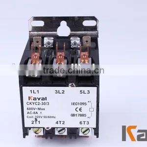 Cjx9 Air Conditioning Contactor,3 Pole ac Contactor for Electric Air Compressor thumbnail-2