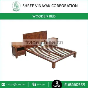 Latest Design Hand Made Sheesham Wooden Bed for Sale thumbnail-1