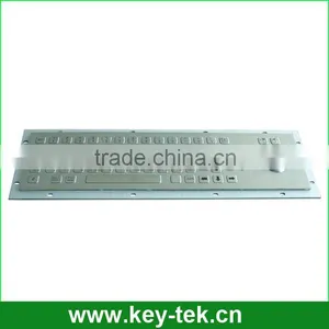 Compact Format Industrial Producer Keyboard With Integrated Trackball thumbnail-1