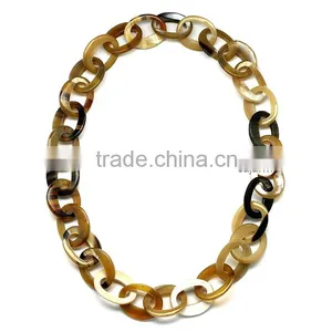 Buffalo Horn White, Buffalo Horn Jewelry, Buffalo Horn Necklace SHN-442 thumbnail-1