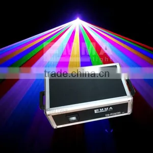 Wholesale Cheaper Advertising Laser RGB 5w- 6W Full Color Animation Laser /6W RGB DJ Club Light/ DMX Beam Animation Stage Light thumbnail-1