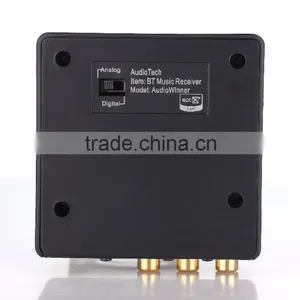 Bluetooth Music Receiver With Selectable SPDIF Optical Toslink Coaxial RCA and L/R RCA Outputs thumbnail-4