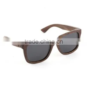 100% Handmade Custom Logo Style Polarized Lens Bamboo Wooden Sunglasses & Bamboo Case thumbnail-4