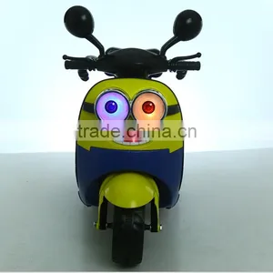 Cute Sytle Despicable Me Battery Kids Ride On 3 Wheel Powered Bicycle thumbnail-6
