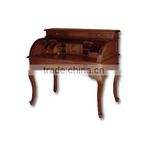 Mahogany Desk Roll Top B C/L Indoor Furniture thumbnail-1