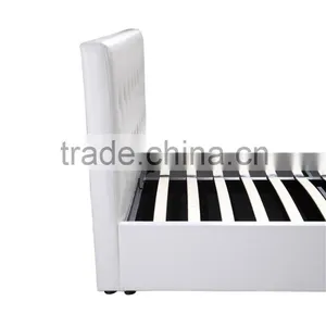 Modern Style Pu Gas Lift Storage Bed In White Color YD02 Quality Choice thumbnail-5