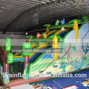 EN14960 New Inflatable Slide With Jungle,inflatable Dragon Slide thumbnail-3