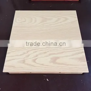 Decorative Wooden Color Galvanized Steel Metal Ceiling Suspended Panel Clip in False Ceiling thumbnail-4