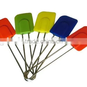 Silicone Material and Utensils Type Silicone Kitchenware With Stainless Steel Handle/ Silicone Cooking Tool Set thumbnail-1