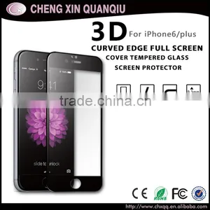 9H 3D Full Cover Mobile Phone Tempered Glass Screen Protector Color Tempered Glass for Iphone 6 Quality Choice thumbnail-1