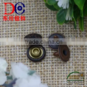 9mm Oeko-tex100 Antique Copper Metal Rivets for Leather Bags thumbnail-4