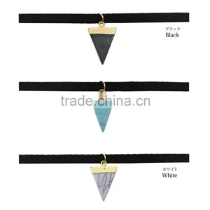 Fake Big Stone Pendant Design Fashion Osewaya Choker no Moq thumbnail-2