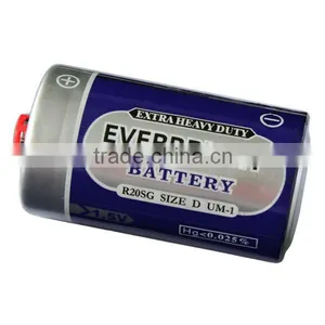 Super Quality PERFECELL R20/UM-1/D/1.5v Primary Battery Cell Battery Zn-MnO2 thumbnail-2