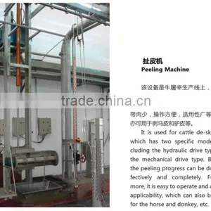 2013 Hot Sale Complete Cattle Slaughter Line Peeling Machine thumbnail-1