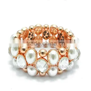 Pearl Bangle Bracelets thumbnail-1