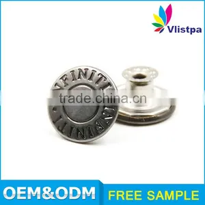 Custom Made Bulk LOW MOQ! Metal Snap Button thumbnail-1