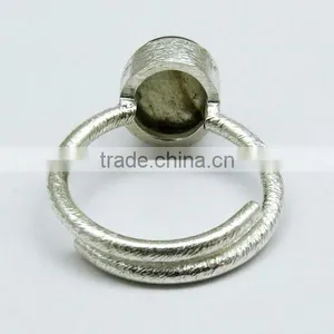 Simple Blue Labradorite 925 Sterling Silver Ring, Indian Fashion Silver Jewelry, Silver Jewelry Manufacturer thumbnail-6