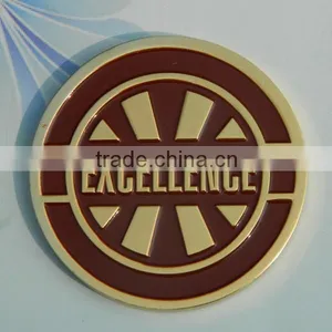 Custom Enamel Masonic Metal Challenge Fake Golden Coin thumbnail-2