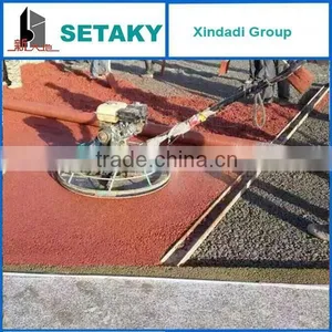 Colorful Pervious Concrete for Parkway thumbnail-4