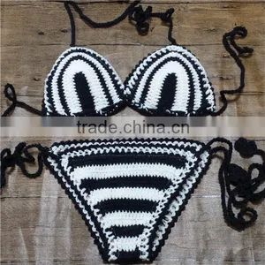 Crochet Cream Swimwear thumbnail-2