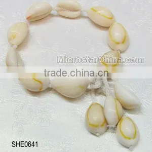 Homemade Sea Shell Beads Bracelet thumbnail-1