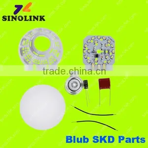 12W B22 Smd 5630 Led Chip Plastic Light LED Bulb SKD Parts thumbnail-1