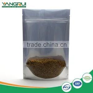 Customized Food Packaging Bag Stand up Zipper Pouch Transparent Laminated Aluminum Foil Clear Plastic Bag thumbnail-1
