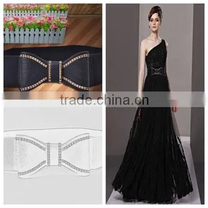 Fashion Lady Belts Hot Sell Elastic Womens Belt With PU Leather Ending thumbnail-1