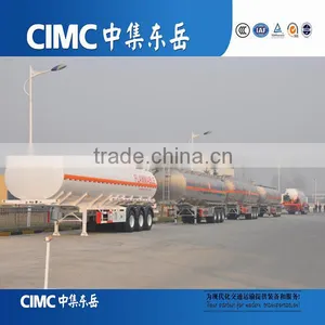 CIMC ISO Standard 3 Axle 50000L Steel Fuel Tanker Semi Trailer Capacity 40 Ton thumbnail-1