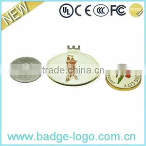 Custom Magnetic Golf Hat Clips With Ball Marker thumbnail-1