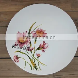 Manufacturing Ceramic Kitchen Plate With Flower Decal thumbnail-1