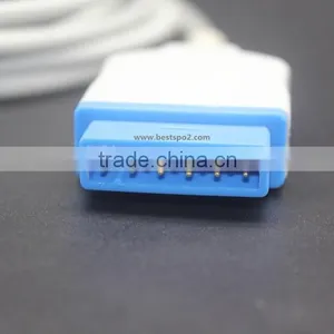 GE Ohmeda OxyTip SpO2 Adapter Cable 11pin >>DB9 Trusignal Sensor thumbnail-2