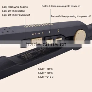 JINDING Straight Curly 2 in 1 Hair Iron 110V-220V Straight Hair Curly Hair Styling Tools thumbnail-2