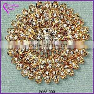 New Arrival Factory Wholesale Gold Plated Rhinestone Buckle thumbnail-1
