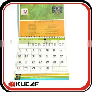 Spiral 3 Months Wall Folding Calendar thumbnail-2
