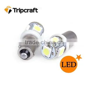 BA9S T11 T4W 5 5SMD 5050 Car LED SMD Indicator White Interior Bulb Lamps W5W thumbnail-1