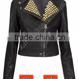 Genuine Sheep Leather Jacket for Women thumbnail-1