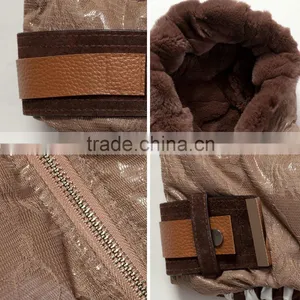 Women Vest Rex Rabbit Padded Down Vest Waterproof Windbreaker Fur Vests Lace Coat From China thumbnail-6