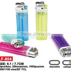 Cheap Bulk Flint Lighter With Five Semi-transparent Colors,white Head,77mm,80mm thumbnail-1