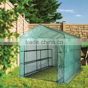 6.1*4 FT Poly Tunnel HOBBY Greenhouse thumbnail-1