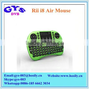 Rii I8 Air Mouse With Touchpad for PC and TV 2.4ghz Wifi Mini Wireless Keyboard Air Mouse Fly Mouse thumbnail-1