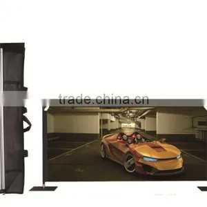 Printed Flag Banner Frame Barrier thumbnail-3