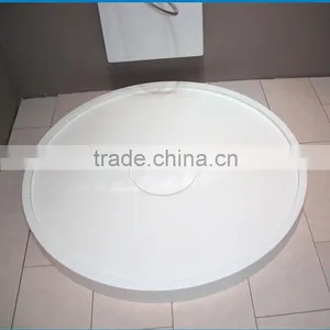Round Solid Surface Shower Tray thumbnail-1