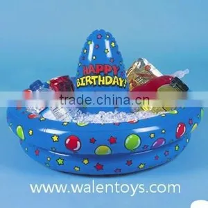 Hot Sale Custom Made Round Pvc Inflatable Ice Cooler, Swimming Pool Floating Drink Tray Cooler thumbnail-1