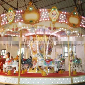 Carnival Amusement Equipment Merry go Round Family Rides Carousel for Sale thumbnail-3