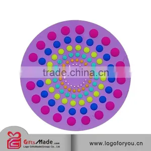 Perfect High Quality 4 Color Custom Printed Cmyk Photo Print Soft Pvc Rubber Beer Coaster thumbnail-3