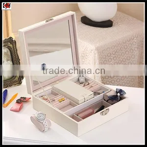 Small Mirrored Jewelry Box Jewelry Box Custom Logo thumbnail-4