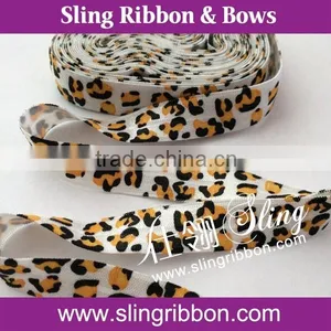 Printed Elastic Ribbon 5/8" 16mm Soft Hair Ties thumbnail-3