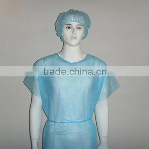 PP Blue Non-woven Hospital Patient Gowns thumbnail-1